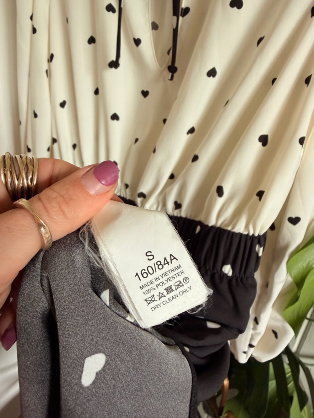 kate spade Black & White Heart Print Dress - Picture 6 of 6